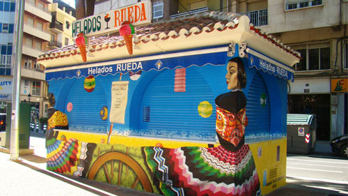 Quiosco de Helados Rueda Paseo de la Feria Albacete